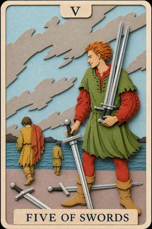 Five of Swords card