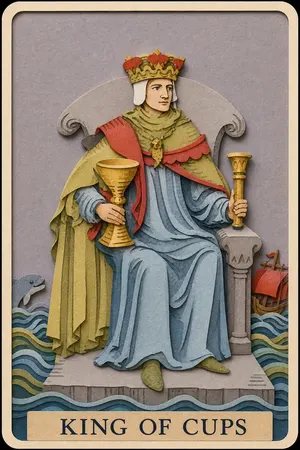 King of Cups card
