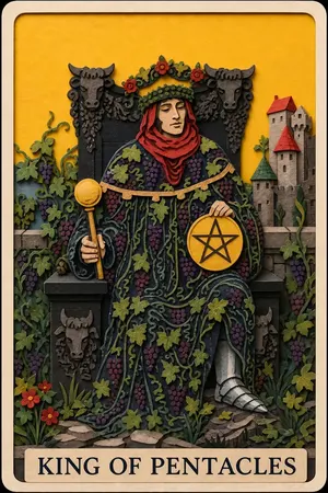 King of Pentacles card