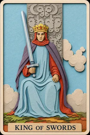 King of Swords card