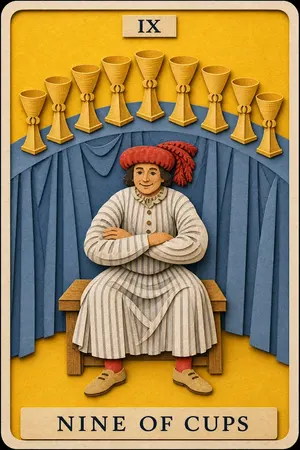 Nine of Cups card