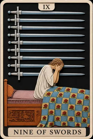 Nine of Swords card