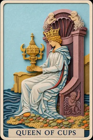 Queen of Cups card