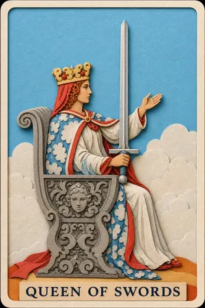 Queen of Swords card