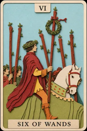 Six of Wands card