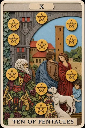 Ten of Pentacles card