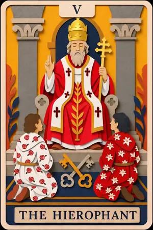 The Hierophant card