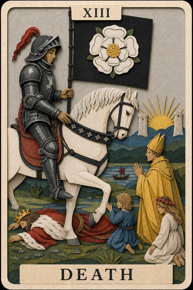 Death card, upright